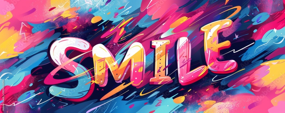 Playful pop art background with Playful pop art background with