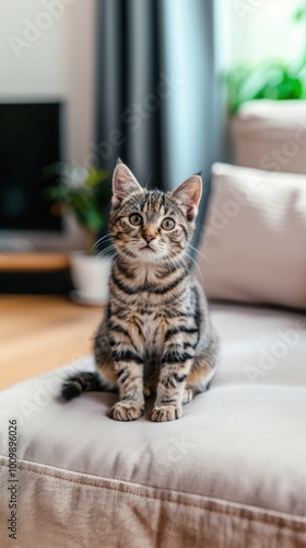 Wallpaper Mural Animal cat electronics furniture. Torontodigital.ca