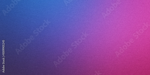 Grainy gradient background of purple, blue and pink colors. Noise texture. abstract purple blue pink gradient. background design. colorful background with space for design