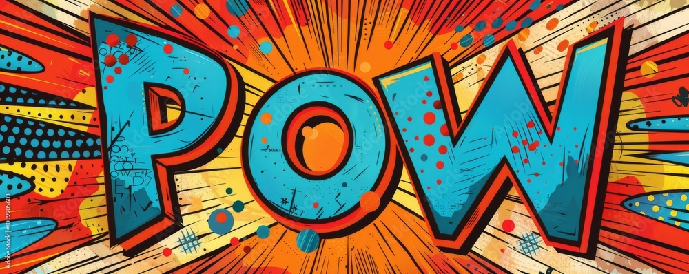 Fun pop art background with Fun pop art background with