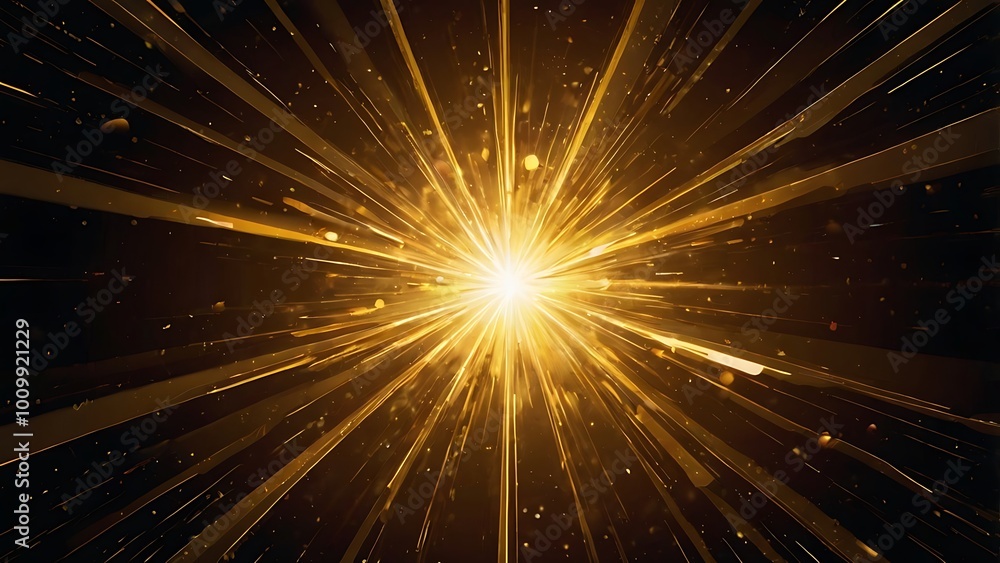 digital illustration abstract background featuring a burst of bright golden light with glow against a black background digital illustration abstract background featuring a burst of bright golden light with glow against a black background