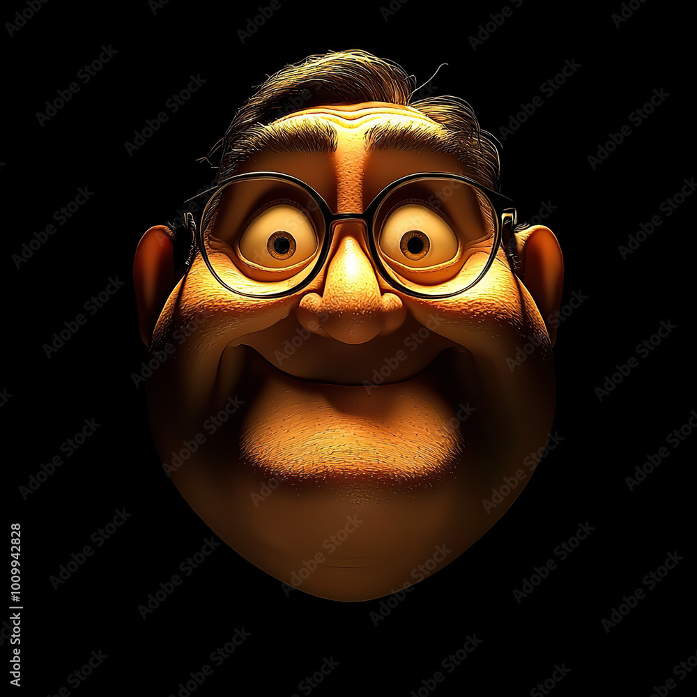 Fototapeta premium elderly, face, light, below, shadows, wrinkles, expression, portrait, illumination, dramatic, contrast, aged, features, highlights, texture, skin, eyes, mouth, nose, chin, cheeks, forehead, character,