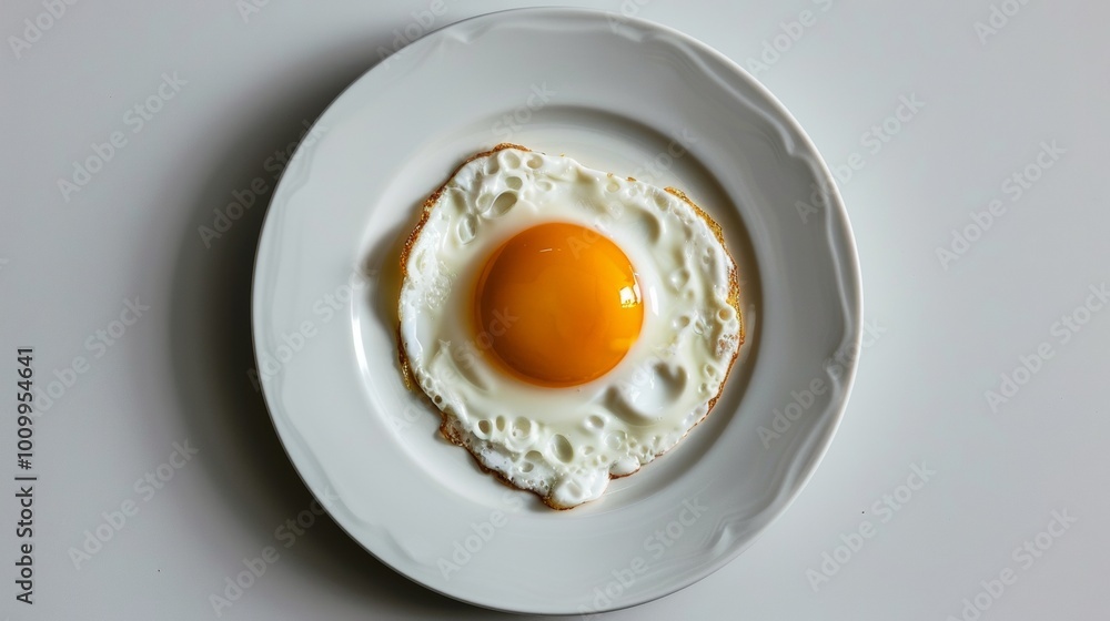 fried egg on a plate fried egg on a plate