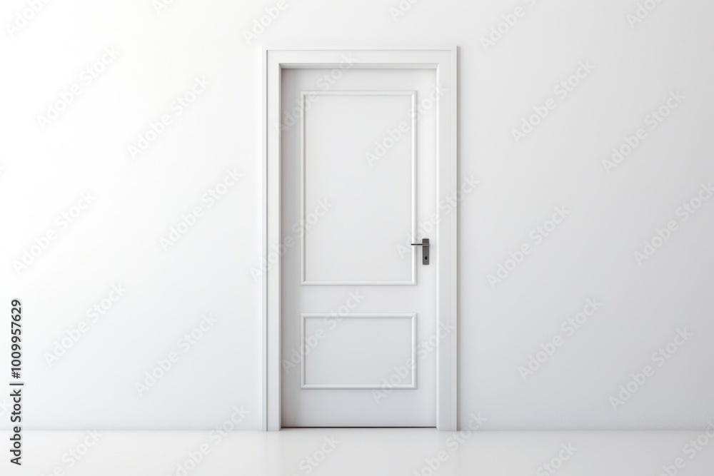White modern door architecture building house. White modern door architecture building house.