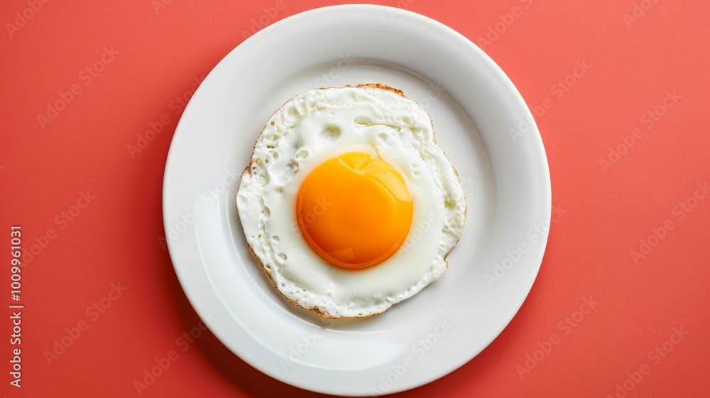 fried egg on a plate fried egg on a plate