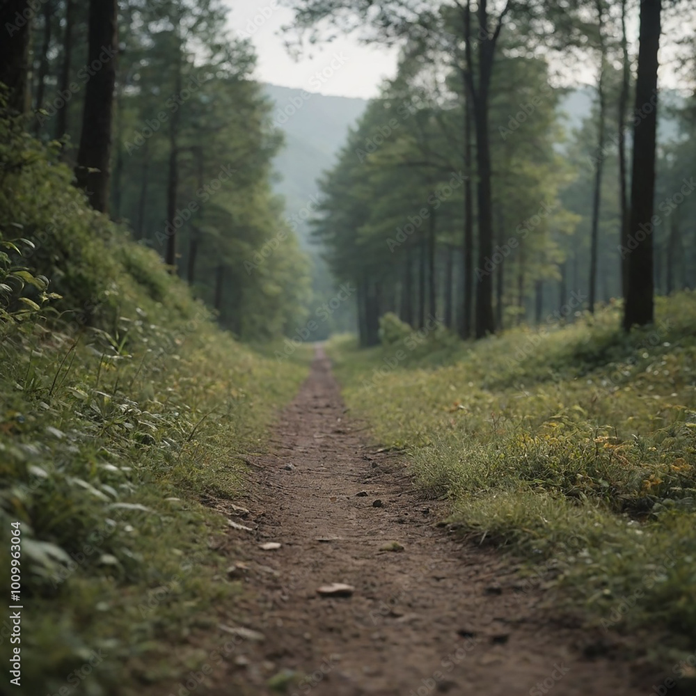 Naklejka premium forest