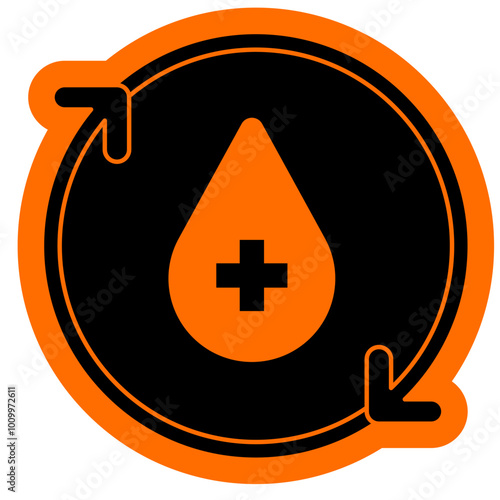 Regenerative medicine icon, Health care