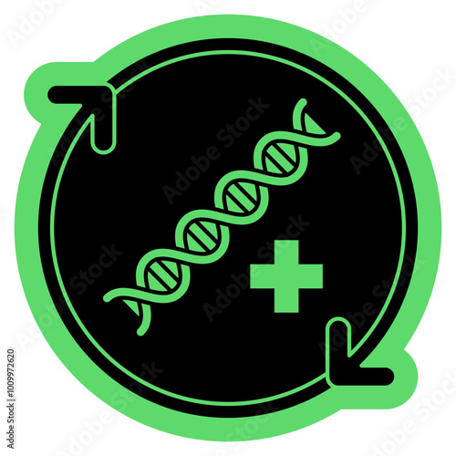 Regenerative medicine icon, Health care