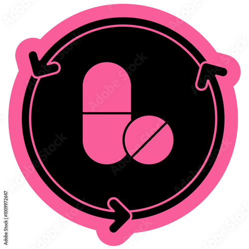 Regenerative medicine icon, Health care