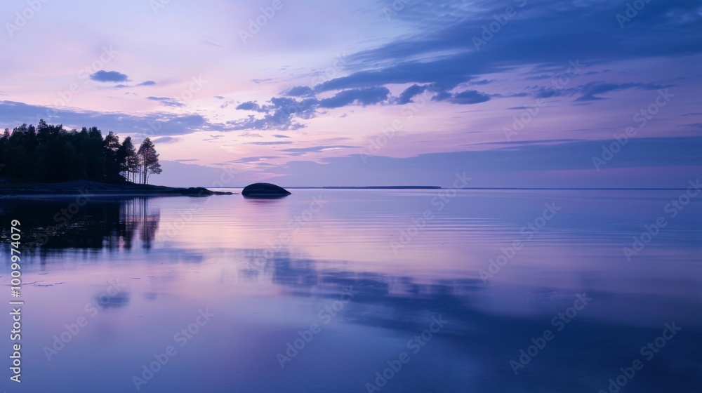 A tranquil lake at twilight, with placid waters reflecting the soft hues of the sky, creating a serene and peaceful scene that evokes a sense of calm and quiet. A tranquil lake at twilight, with placid waters reflecting the soft hues of the sky, creating a serene and peaceful scene that evokes a sense of calm and quiet.