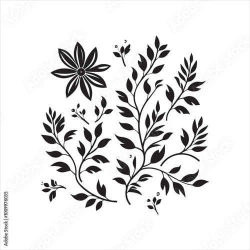 lily of the valley, flower, floral, nature, vector, illustration, leaf, pattern, flowers, plant, design, decoration, spring, art, ornament, summer, blossom, bouquet, element, flora, card, beauty, wall