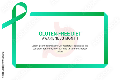 Gluten-Free Diet Awareness Month background.