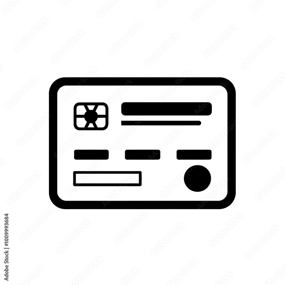 Credit Card Icon, Minimal Simple Logo Credit Card Icon, Minimal Simple Logo