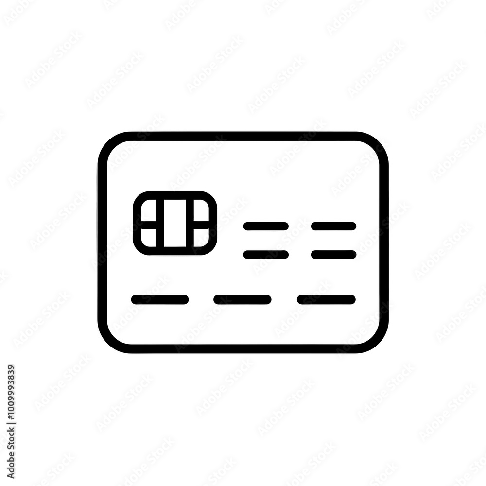 Credit Card Icon, Minimal Simple Logo Credit Card Icon, Minimal Simple Logo