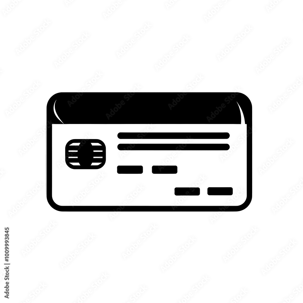 Credit Card Icon, Minimal Simple Logo Credit Card Icon, Minimal Simple Logo
