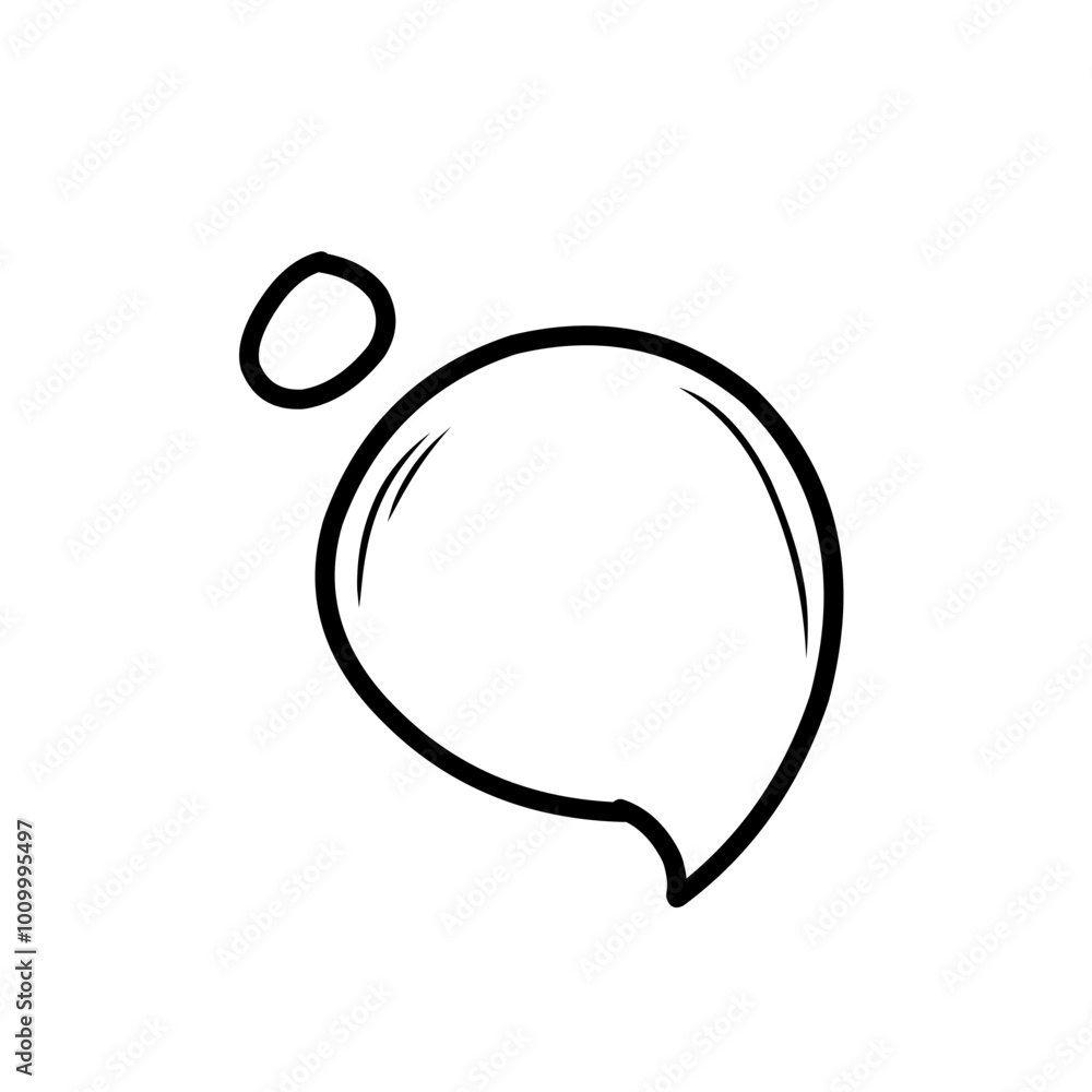 hand drawn speech bubble hand drawn speech bubble