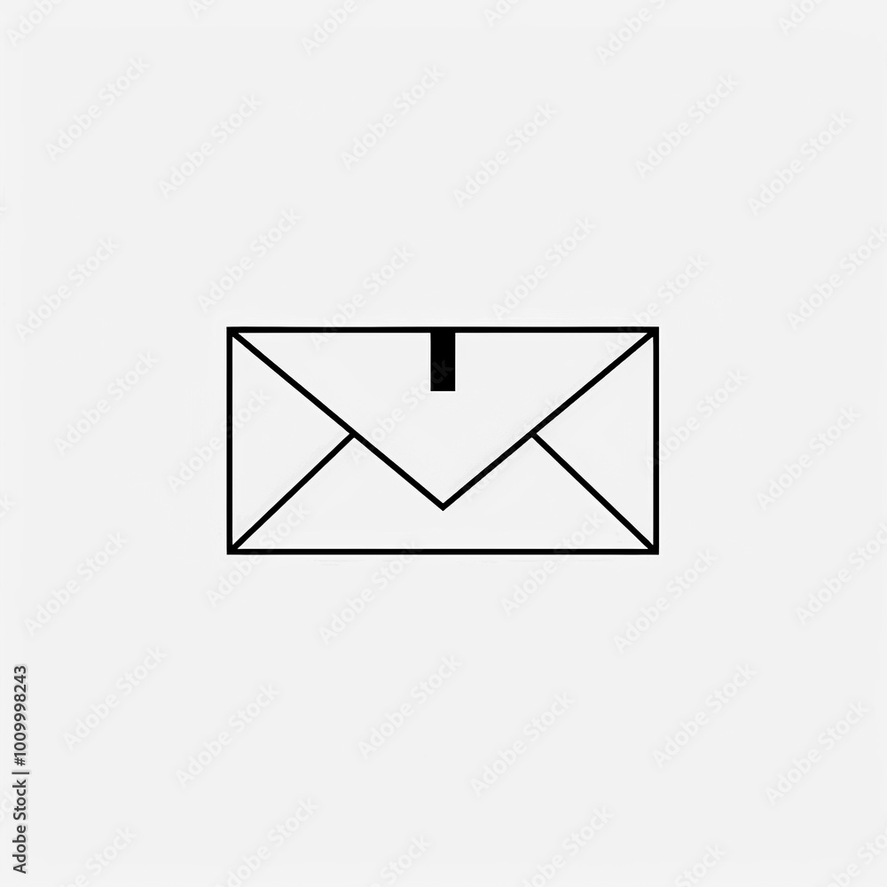 Envelope Icon, Minimal Simple Logo Envelope Icon, Minimal Simple Logo