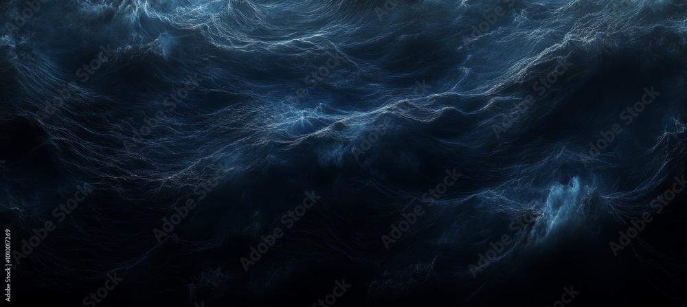 The Deep, Dark Sea A Captivating Visualization of Raging Ocean Waves in the Nights Embrace The Deep, Dark Sea A Captivating Visualization of Raging Ocean Waves in the Nights Embrace