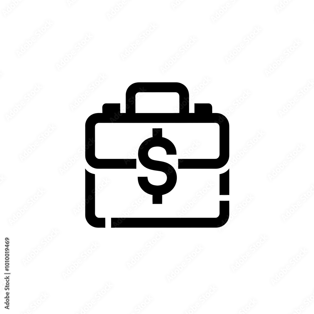 Briefcase Icon, Minimal Simple Logo Briefcase Icon, Minimal Simple Logo