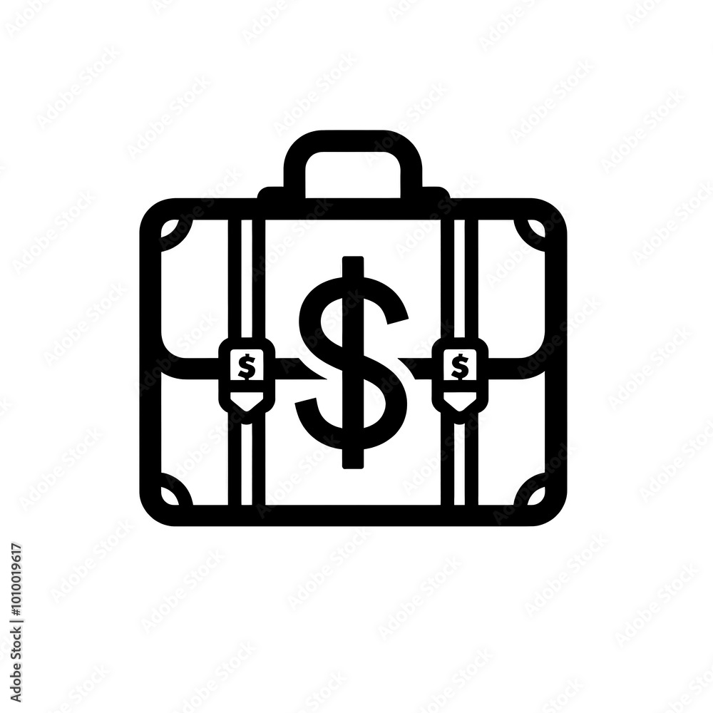 Briefcase Icon, Minimal Simple Logo Briefcase Icon, Minimal Simple Logo
