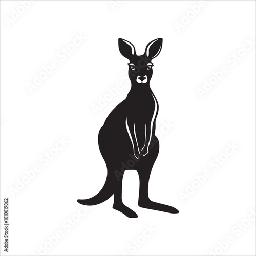 kangaroo illustration, animal, rabbit, cartoon, vector, illustration, bunny, kangaroo, donkey, mammal, hare, funny, easter, cute, art, silhouette, isolated, drawing, nature, white, character, farm, 