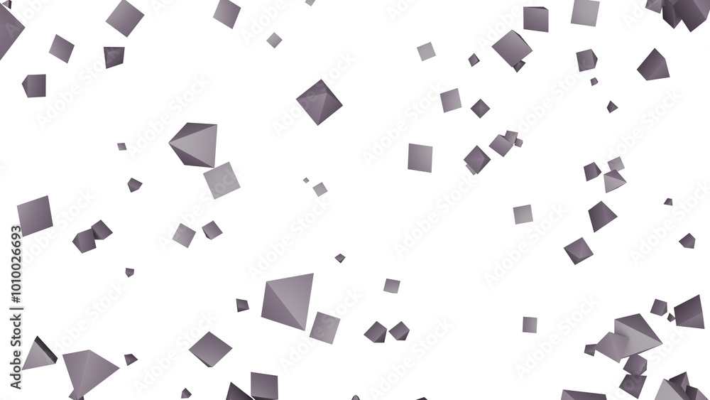 a bunch of gray squares are flying in the air a bunch of gray squares are flying in the air