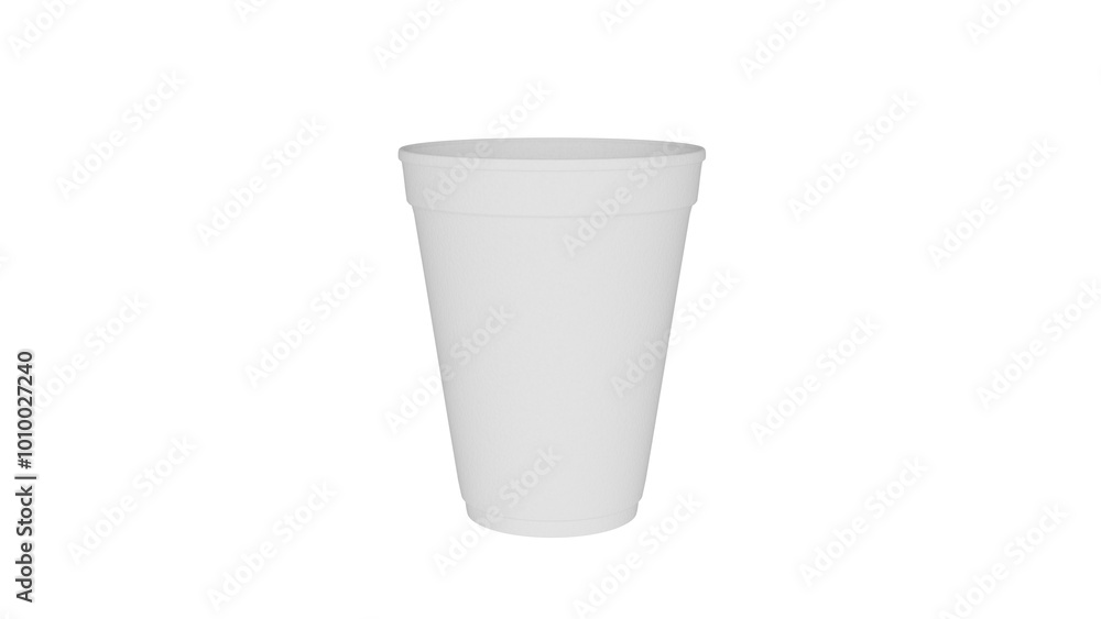 a white cup with a lid is shown a white cup with a lid is shown