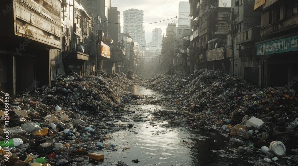 Dystopian Urban Wasteland: A Grim Vision of the Future Dystopian Urban Wasteland: A Grim Vision of the Future