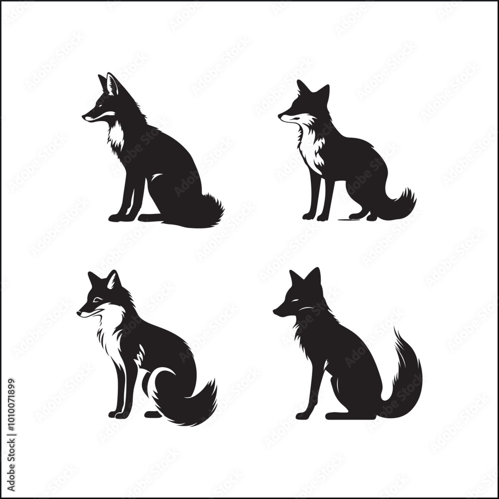 fox in the woods,animal, dog, cartoon, vector, illustration, fox fox in the woods,animal, dog, cartoon, vector, illustration, fox