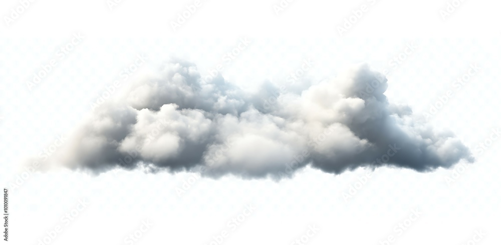 Fluffy white clouds isolated on a clear background. Fluffy white clouds isolated on a clear background.