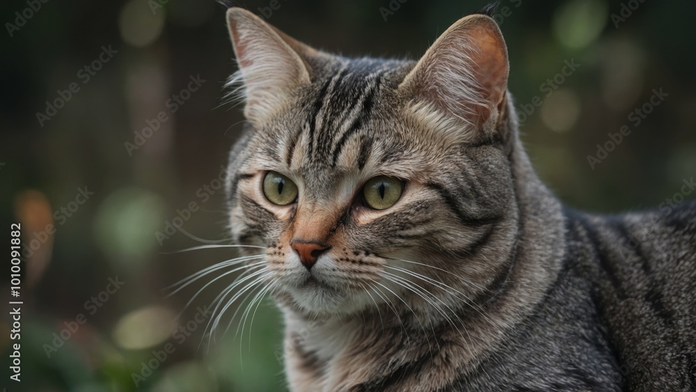 portrait of a cute cat portrait of a cute cat