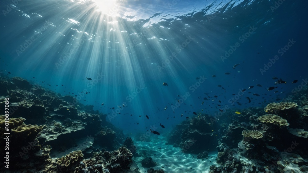 beautiful view of the sea underwater beautiful view of the sea underwater