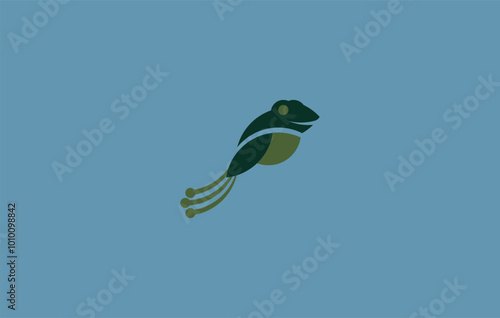 Frog Icon Animal Vector Logo Design