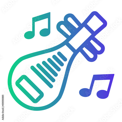 biwa Line Gradient Icon