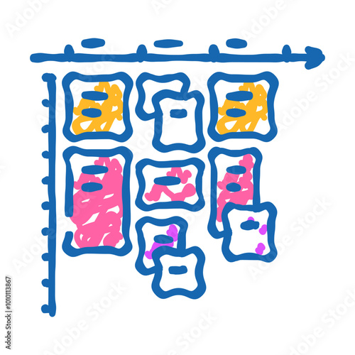 timeboxing time management doodle icon sketch vector. timeboxing time management sign. isolated symbol illustration