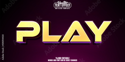 Play editable text effect, customizable game and fun 3d font style