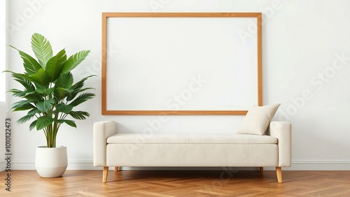modern interior with sofa