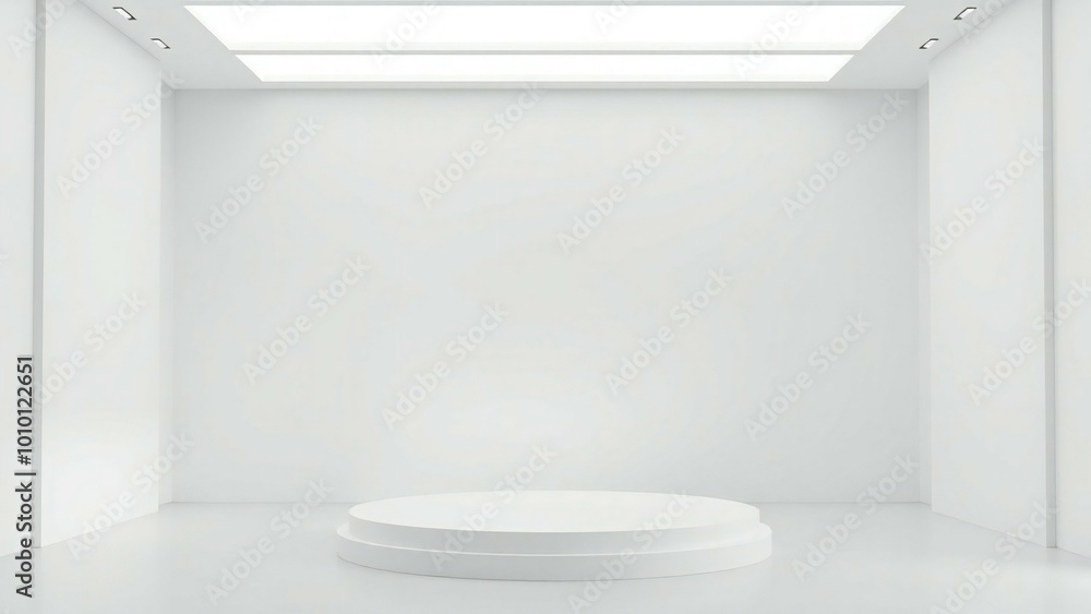 Fototapeta premium empty shelf for exhibit