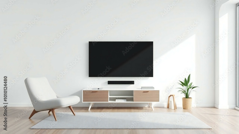 Obraz premium modern living room with tv