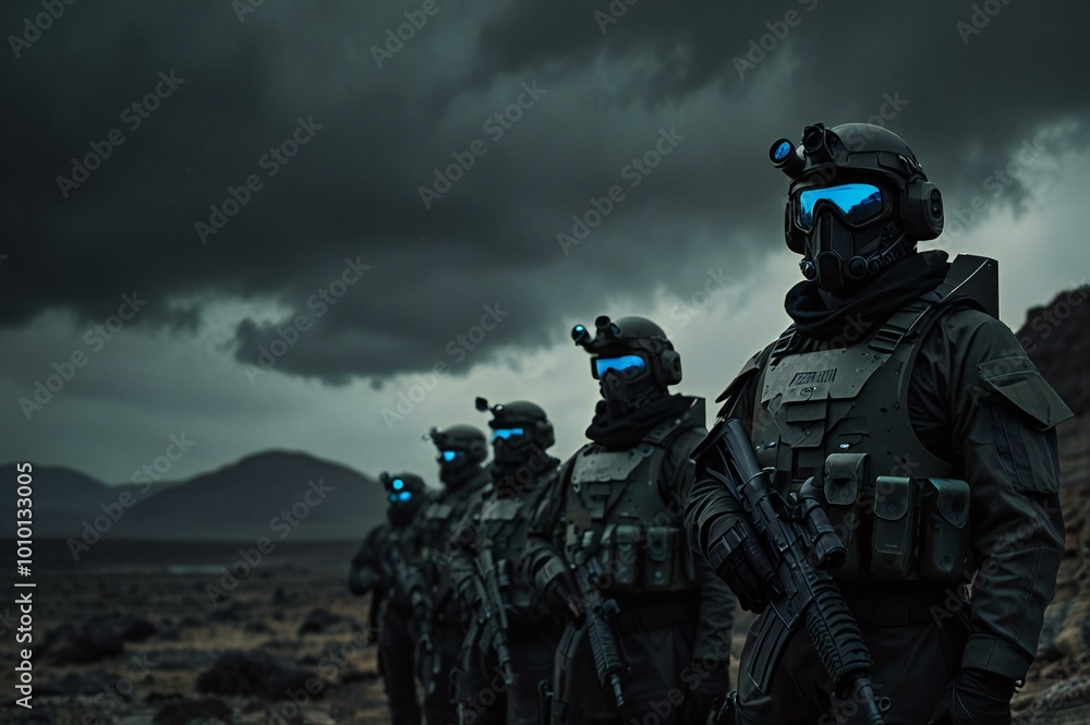 futuristic troops futuristic troops