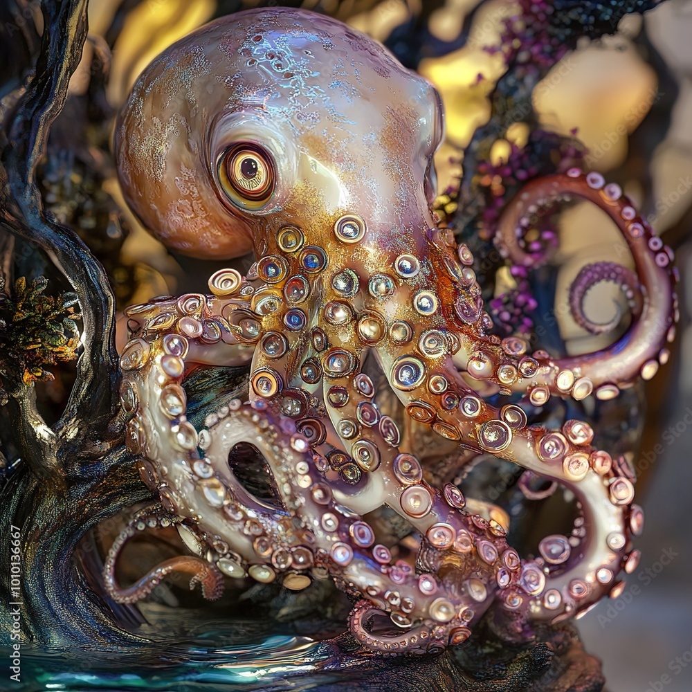 Octopus: A Close-Up Look at a Beautiful Sea Creature Octopus: A Close-Up Look at a Beautiful Sea Creature