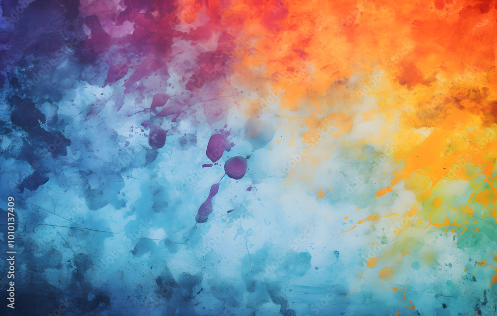 Fototapeta premium Watercolor on abstract background wallpaper