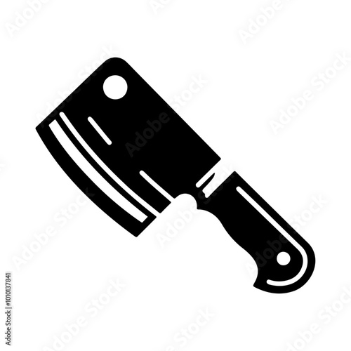 Black silhouette metal stainless steel weapon with handle icon and vector illustration design