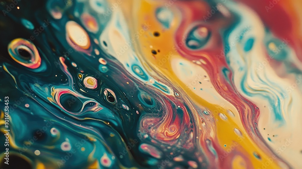 Liquid abstracts swirling in vibrant motion Liquid abstracts swirling in vibrant motion
