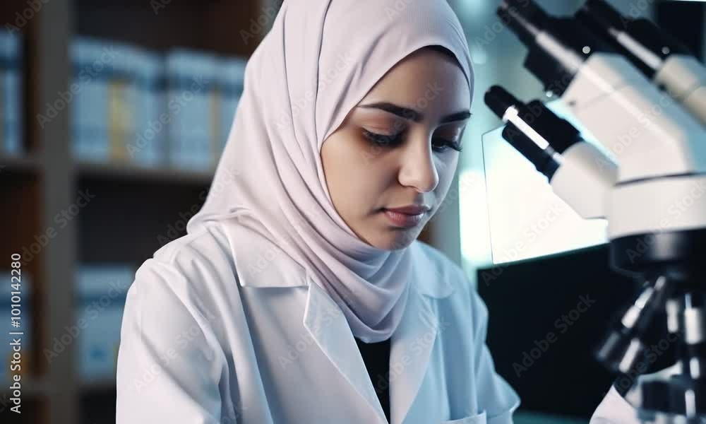 A Woman Scientist Working in a Laboratory A Woman Scientist Working in a Laboratory