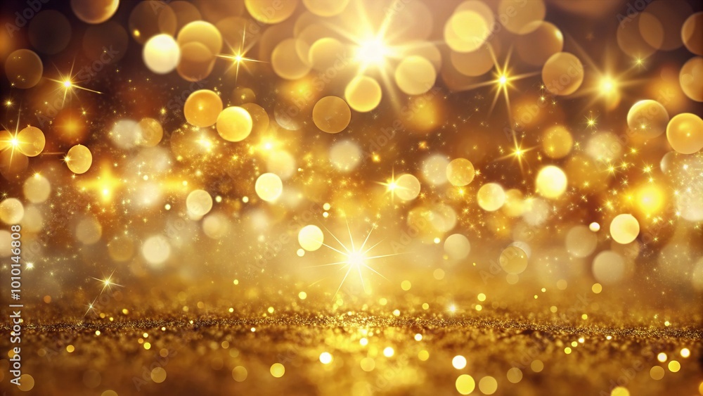 Luxurious golden abstract background with blurred, shimmering lights and subtle bokeh, perfect for adding festive text or graphics, evoking a sense of celebration and glamour. Luxurious golden abstract background with blurred, shimmering lights and subtle bokeh, perfect for adding festive text or graphics, evoking a sense of celebration and glamour.