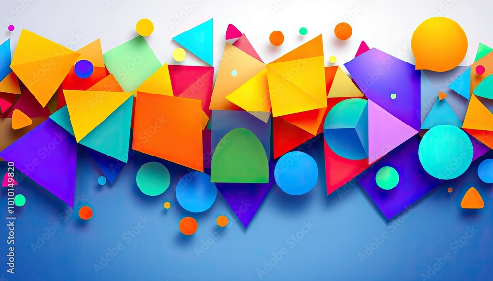 Colorful geometric shape background wallpaper Colorful geometric shape background wallpaper