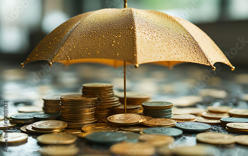 Wallpaper Mural Profit Shield: Financial Security with Growth Charts Torontodigital.ca