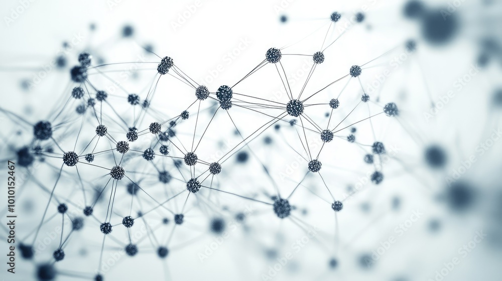 Network structure chemical bonds in molecular level of lines and points, dots and connections Network structure chemical bonds in molecular level of lines and points, dots and connections