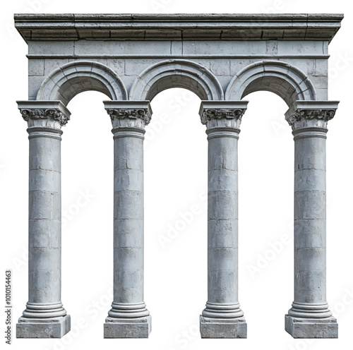 Arch columns Stone marble roman
